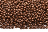 Бисер чешский PRECIOSA круглый 10/0 16А19 коричневый непрозрачный, 1 сорт, 50г