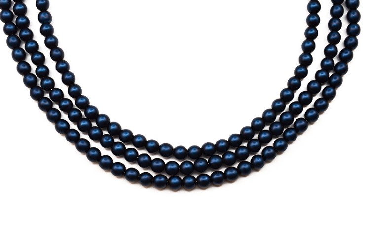 Жемчуг Preciosa, цвет 70139 матовый темно-синий, 2мм, 10шт Жемчуг Preciosa, цвет 70139 матовый темно-синий, 2мм, 10шт