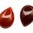 Кабошон капля 25х18мм, Агат натуральный, оттенок коричнево-красный, 2015-004, 1шт - Кабошон капля 25х18мм, Агат натуральный, оттенок коричнево-красный, 2015-004, 1шт