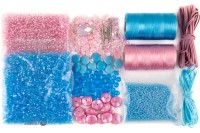 Набор для рукоделия, розово-голубая гамма цветов, 59-014, 1 шт