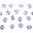 Бусина биконус Swarovski 5328 #211 3мм Light Sapphire, 5328-3-211, 20шт - Бусина биконус Swarovski 5328 #211 3мм Light Sapphire, 5328-3-211, 20шт