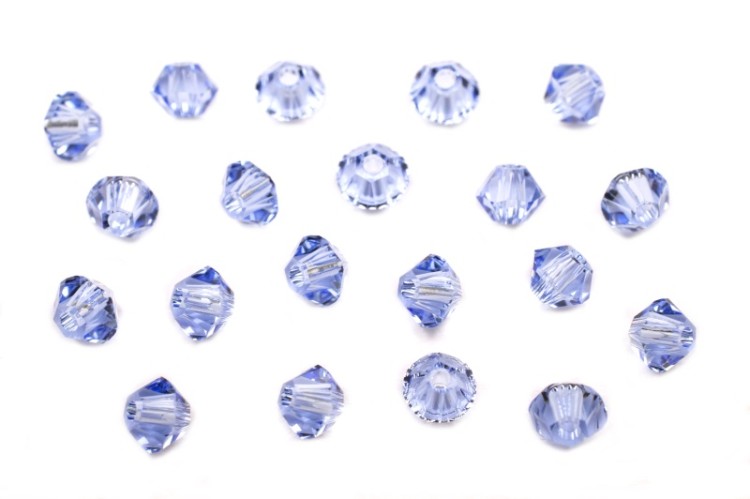 Бусина биконус Swarovski 5328 #211 3мм Light Sapphire, 5328-3-211, 20шт Бусина биконус Swarovski 5328 #211 3мм Light Sapphire, 5328-3-211, 20шт