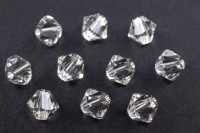 Бусина биконус Swarovski 5328 #001 5мм Crystal, 5328-5-001, 10шт