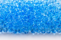Бисер чешский PRECIOSA Дропс 2/0 60000 голубой прозрачный, 50 грамм