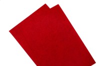 Фетр жёсткий 20х30см, цвет 603 красный, толщина 1мм, 1021-101, 1 лист