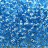 Бисер японский TOHO круглый 8/0 #0023 аквамарин, серебряная линия внутри, 10 грамм - Бисер японский TOHO круглый 8/0 #0023 аквамарин, серебряная линия внутри, 10 грамм