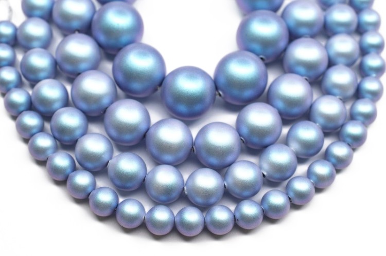 Жемчуг Swarovski 5810 #948 6мм голубой хамелеон, 5810-6-948, 10шт Жемчуг Swarovski 5810 #948 6мм голубой хамелеон, 5810-6-948, 10шт