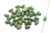 Бусины Pinch beads 5х3мм, отверстие 0,8мм, цвет 03000/14459 зеленый глянцевый, 755-075, 10г (около 117шт)