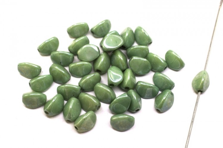 Бусины Pinch beads 5х3мм, отверстие 0,8мм, цвет 03000/14459 зеленый глянцевый, 755-075, 10г (около 117шт) Бусины Pinch beads 5х3мм, отверстие 0,8мм, цвет 03000/14459 зеленый глянцевый, 755-075, 10г (около 117шт)