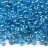 Бисер китайский круглый размер 6/0, цвет 0103 голубой прозрачный, блестящий, 450г - Бисер китайский круглый размер 6/0, цвет 0103 голубой прозрачный, блестящий, 450г