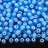 Бисер чешский PRECIOSA круглый 6/0 63715 голубой белая серединка, непрозрачный, 50г - Бисер чешский PRECIOSA круглый 6/0 63715 голубой белая серединка, непрозрачный, 50г