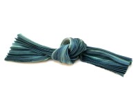 Лента шелковая Шибори, ширина 12см, цвет №084 сине-серый, 20см