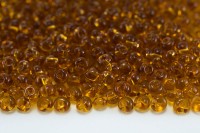Бисер чешский PRECIOSA Дропс 5/0 10090 коричневый прозрачный, 50 грамм
