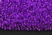 Бисер чешский PRECIOSA круглый 8/0 01623 фиолетовый прозрачный, 50г