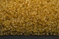 Бисер японский MIYUKI Delica цилиндр 11/0 DB-0771 светлый желтый, матовый прозрачный, 5 грамм