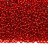 Бисер чешский PRECIOSA круглый 10/0 97070 красный, серебряная линия внутри, 1 сорт, 50г - Бисер чешский PRECIOSA круглый 10/0 97070 красный, серебряная линия внутри, 1 сорт, 50г