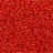 Бисер японский MIYUKI круглый 15/0 #0010 огненно-красный, серебряная линия внутри, 10 грамм - Бисер японский MIYUKI круглый 15/0 #0010 огненно-красный, серебряная линия внутри, 10 грамм