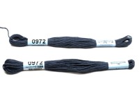 Мулине Gamma, цвет 0972 темно-серый, хлопок, 8м, 1шт