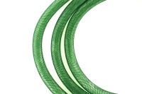 Ювелирная сетка, диаметр 8мм, цвет зеленый, пластик, 46-013, 1 метр