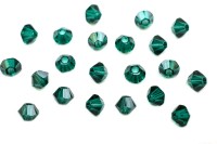 Бусина биконус Swarovski 5328 #205 3мм Emerald, 5328-3-205, 20шт