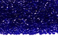 Бисер чешский PRECIOSA Богемский граненый, рубка 11/0 30100 синий прозрачный блестящий, около 10 грамм