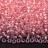 Бисер чешский PRECIOSA круглый 10/0 08198 розовый, жемчужная линия внутри, 2 сорт, 50г - Бисер чешский PRECIOSA круглый 10/0 08198 розовый, жемчужная линия внутри, 2 сорт, 50г