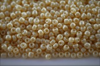 Бисер китайский круглый размер 12/0, цвет 5502 бежевый непрозрачный, блестящий, 450г