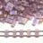Бисер японский MIYUKI Half TILA #0142FR светлый аметист, матовый радужный прозрачный, 5 грамм - Бисер японский MIYUKI Half TILA #0142FR светлый аметист, матовый радужный прозрачный, 5 грамм