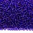 Бисер японский MIYUKI круглый 15/0 #1427 фиолетовый, серебряная линия внутри, 10 грамм - Бисер японский MIYUKI круглый 15/0 #1427 фиолетовый, серебряная линия внутри, 10 грамм
