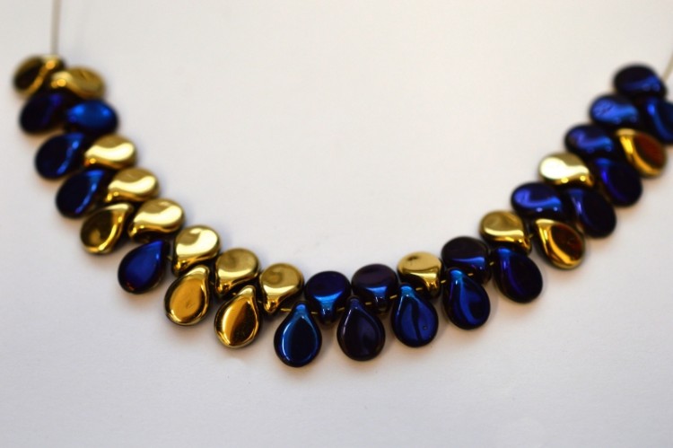 Бусины Pip beads 5х7мм, цвет 00030/98548 California Blue, 701-006, 5г (около 36шт) Бусины Pip beads 5х7мм, цвет 00030/98548 California Blue, 701-006, 5г (около 36шт)