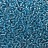 Бисер японский MIYUKI круглый 15/0 #0025 капри синий, серебряная линия внутри, 10 грамм - Бисер японский MIYUKI круглый 15/0 #0025 капри синий, серебряная линия внутри, 10 грамм