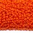 Бисер японский MIYUKI круглый 11/0 #2042 апельсин, матовый непрозрачный, 10 грамм - Бисер японский MIYUKI круглый 11/0 #2042 апельсин, матовый непрозрачный, 10 грамм