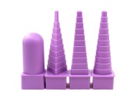 Приспособление для намотки проволоки, цвет фиолетовый, пластик, 32-259, 1уп (4шт)