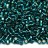 Бисер японский TOHO Treasure цилиндрический 11/0 #0027BD изумруд, серебряная линия внутри, 5 грамм - Бисер японский TOHO Treasure цилиндрический 11/0 #0027BD изумруд, серебряная линия внутри, 5 грамм