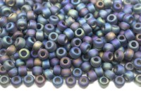 Бисер японский MIYUKI круглый 8/0 #0152FR серый, матовый радужный, 10 грамм