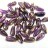 Бусины Chilli beads 4х11мм, два отверстия 0,9мм, цвет 00030/15781 хрусталь/аметист,10г (около 35шт) - Бусины Chilli beads 4х11мм, два отверстия 0,9мм, цвет 00030/15781 хрусталь/аметист,10г (около 35шт)