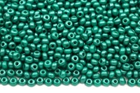 Бисер чешский PRECIOSA круглый 10/0 22017 изумрудно-зеленый, PermaLux, 1 сорт, 50г
