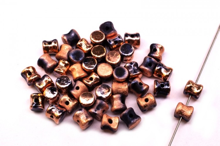 Бусины Pellet beads 6х4мм, отверстие 0,5мм, цвет 23980/27180 Jet Capri Gold Full, Etched, 732-041, 10г (около 60шт) Бусины Pellet beads 6х4мм, отверстие 0,5мм, цвет 23980/27180 Jet Capri Gold Full, Etched, 732-041, 10г (около 60шт)