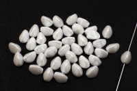 Бусины Pinch beads 5х3мм, отверстие 0,8мм, цвет 03000/14400 белый глянцевый, 755-072, 10г (около 117шт)