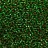 Бисер японский TOHO круглый 15/0 #0036 Square/квадратное отверстие, зеленый изумруд, серебряная линия внутри, 10 грамм - Бисер японский TOHO круглый 15/0 #0036 Square/квадратное отверстие, зеленый изумруд, серебряная линия внутри, 10 грамм