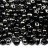 Бисер MIYUKI Drops 3,4мм #55037 Black Chrome, непрозрачный, 10 грамм - Бисер MIYUKI Drops 3,4мм #55037 Black Chrome, непрозрачный, 10 грамм