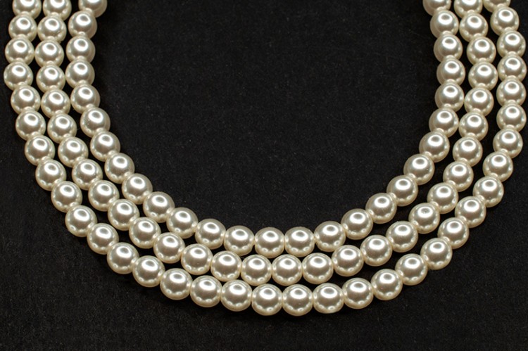 Жемчуг Preciosa, цвет 70402 белый, 6мм, 10шт Жемчуг Preciosa, цвет 70402 белый, 6мм, 10шт