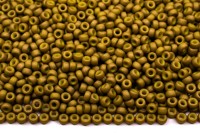 Бисер японский MIYUKI круглый 11/0 #2032 золотая оливка, металлизированный матовый, 10 грамм