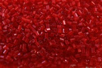 Бисер китайский рубка размер 11/0, цвет 0005 красный прозрачный, 450г