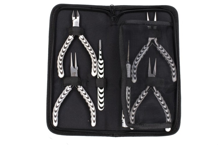 Набор из 6-и инструментов Zebra Print Beadsmith, 125-135мм, 32-113, 1комплект Набор из 6-и инструментов Zebra Print Beadsmith, 125-135мм, 32-113, 1комплект