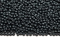 Бисер чешский PRECIOSA круглый 10/0 28936М матовый серый непрозрачный металлик, 2 сорт, 50г