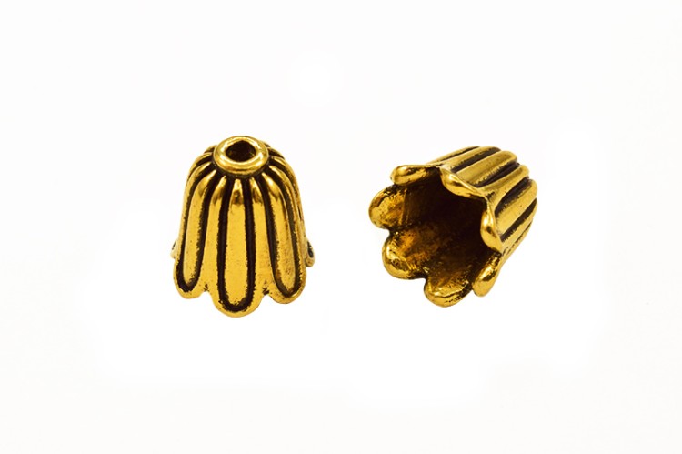 Обниматель концевик 11х10мм, отверстие 1,5мм, внутренний диаметр 7мм, цвет античное золото, сплав металлов, 01-029, 2шт Обниматель концевик 11х10мм, отверстие 1,5мм, внутренний диаметр 7мм, цвет античное золото, сплав металлов, 01-029, 2шт