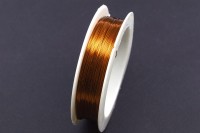 Проволока для бисероплетения Gamma/Zlatka DGB-3 0,3мм, 50м, цвет №04 светло-коричневый, 1шт