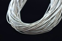 Канитель мягкая 1,0мм, цвет серебро матовое, 49-013, 5г (около 2,8м)