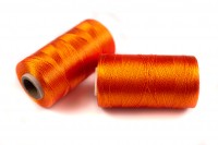 Нитки Doli для кистей и вышивки, цвет 3830 оранжевый, 100% вискоза, 500м, 1шт